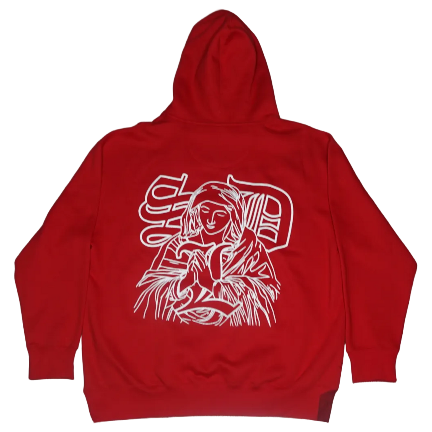 Red Benjamin x Virgin Mary Hoodie