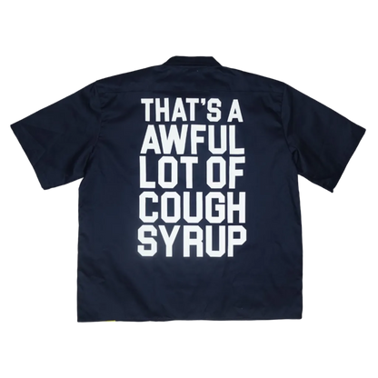 ALOCS Dickies Navy Button-Up