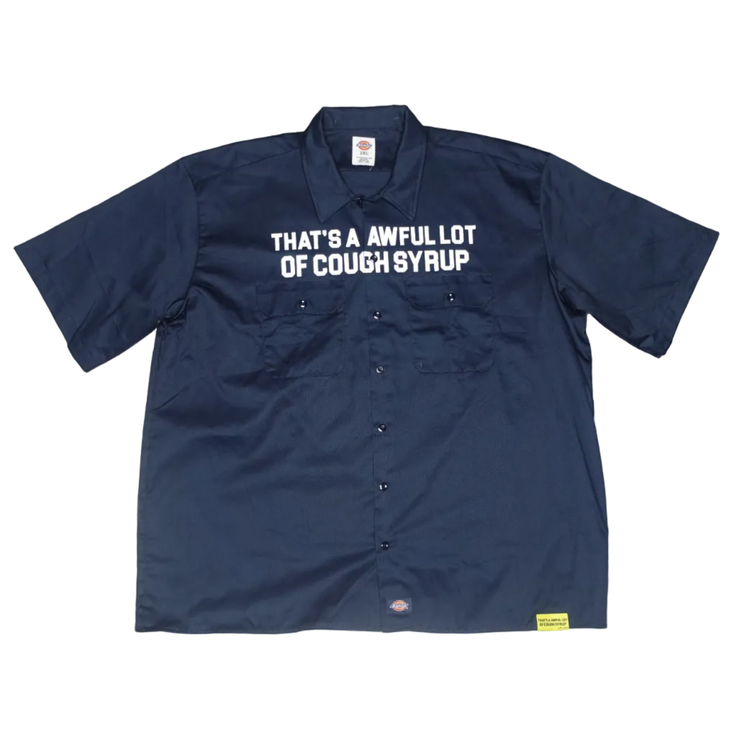 ALOCS Dickies Navy Button-Up
