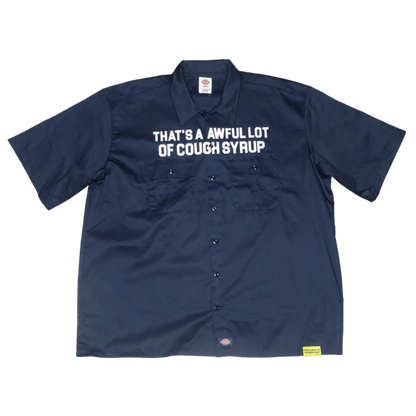 ALOCS Dickies Navy Button-Up