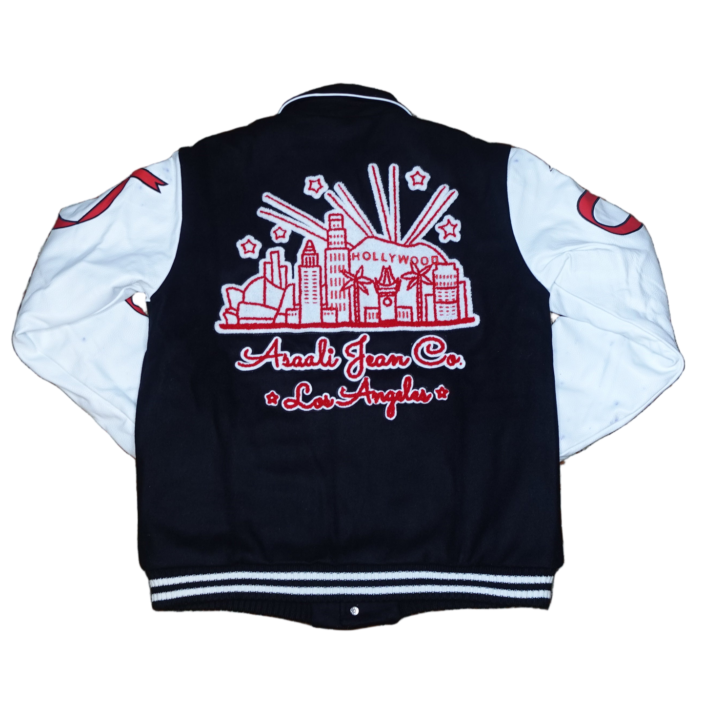 ASAALI Red Varsity Jacket