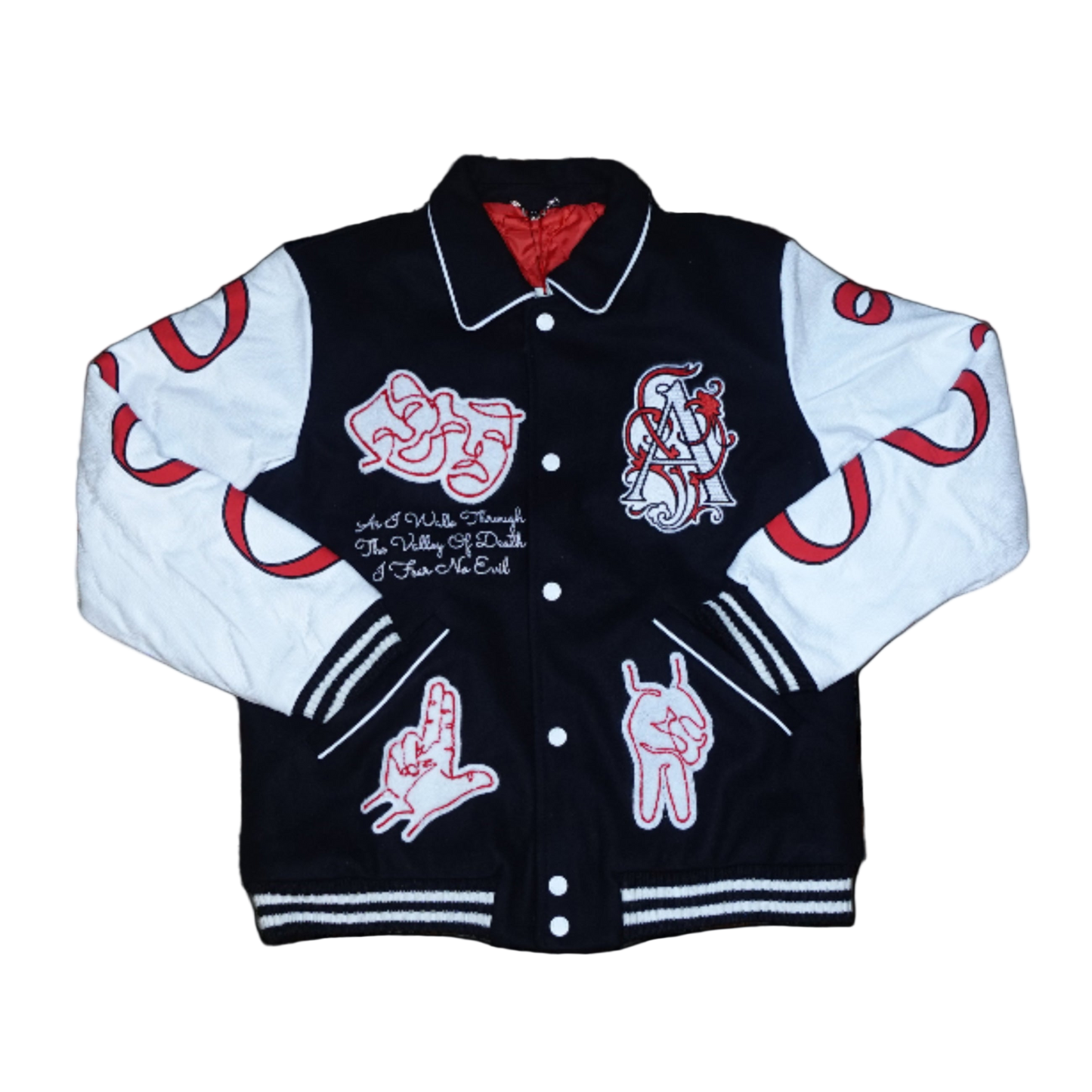ASAALI Red Varsity Jacket