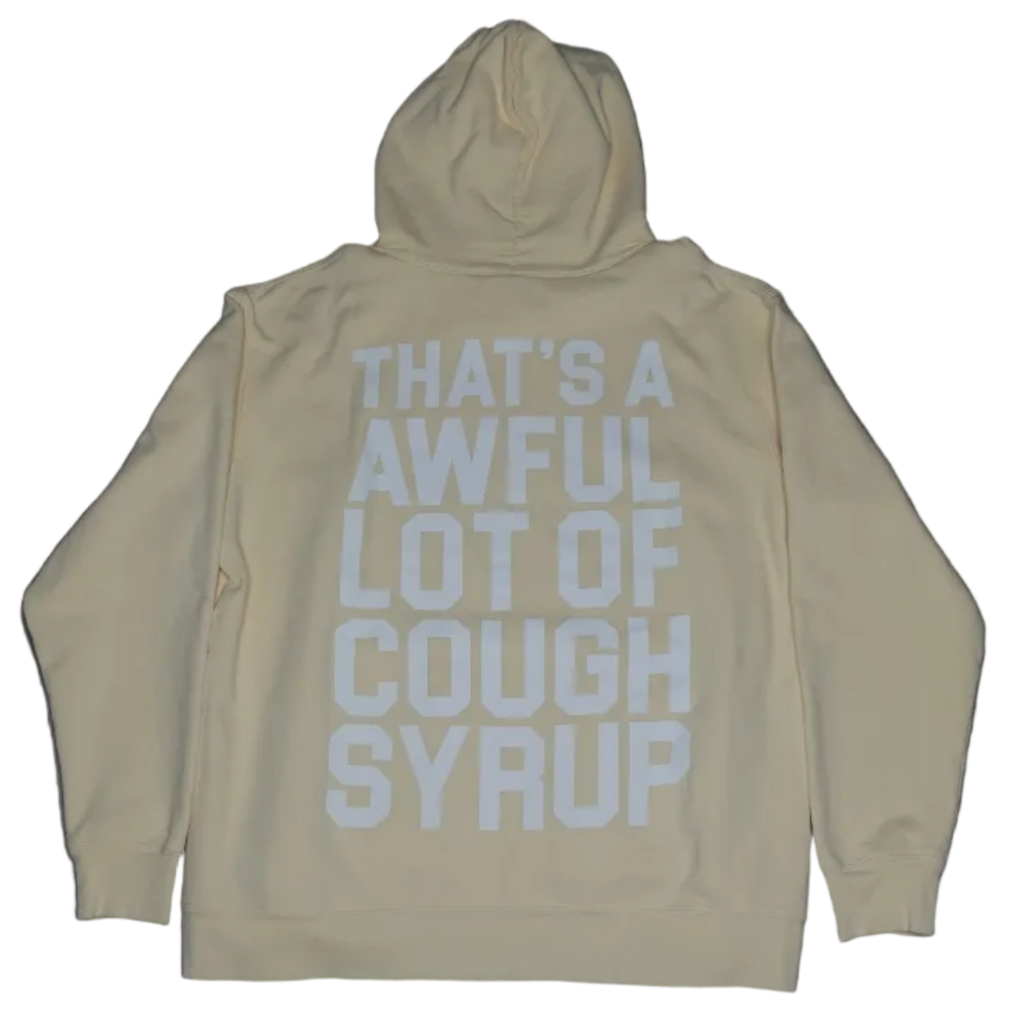 Beige Cough Syrup Hoodie