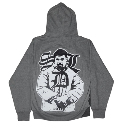 Dark Gray Benjamin x El Chapo Hoodie