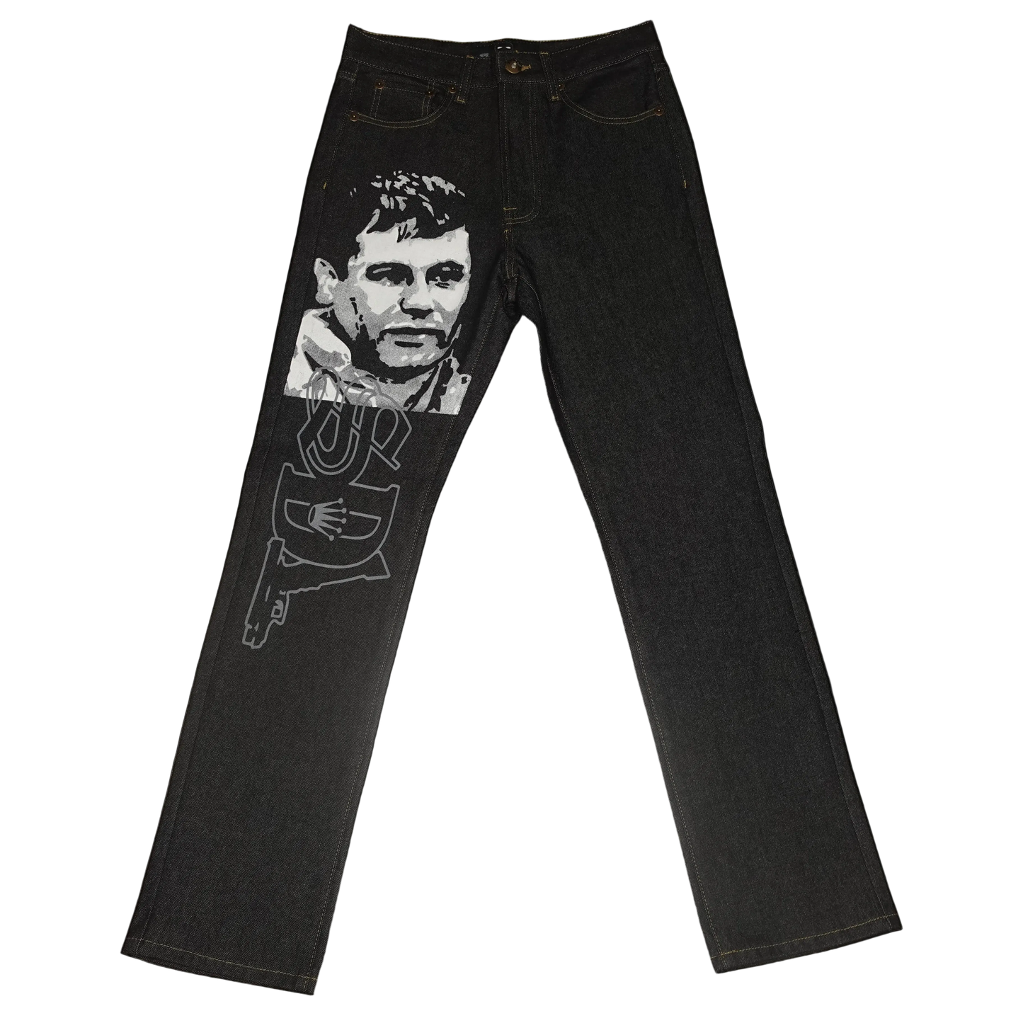 Dark Gray El Chapo Denim Jeans