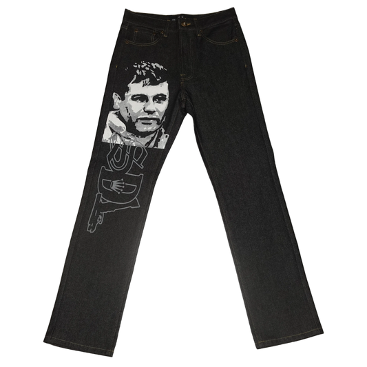 Dark Gray El Chapo Denim Jeans