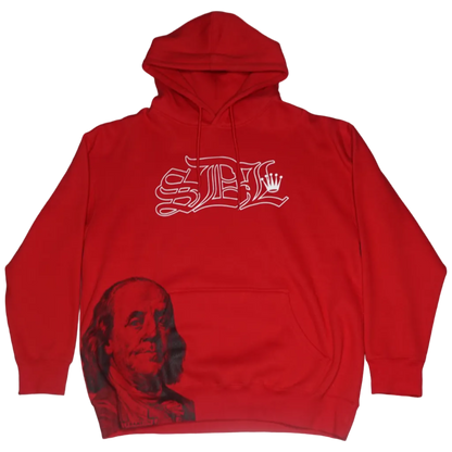Red Benjamin x Virgin Mary Hoodie