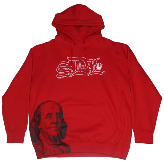 Red Benjamin x Virgin Mary Hoodie